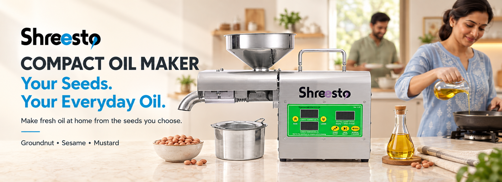 Shreesto Small Oil Machine features