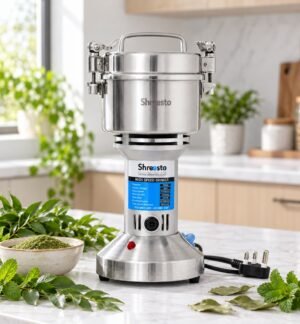 Shreesto Spice and Herb Grinder 350GM with fresh curry leaves and mint