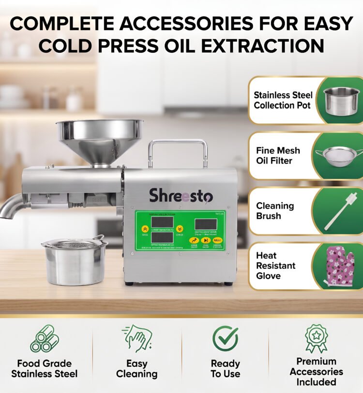 Small Oil Machine – Compact Cold Press Oil Maker